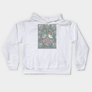 Love is in the air Spring Birds 03 Kids Hoodie